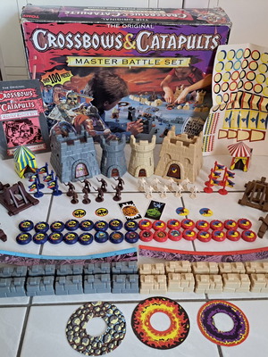 Crossbows and Catapults Master Battle Set like new