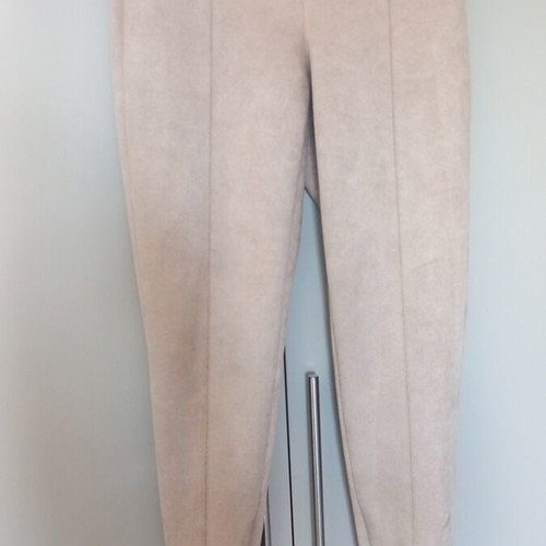 Zara suede beige riding leggings small size like new