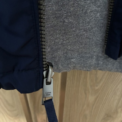 Calvin Klein windbreaker jacket like new, medium, blue, reversible