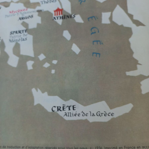 Iliad and Odyssey used, French illustrated edition 1956