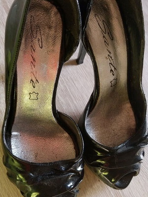 Sante black pumps used, size 36