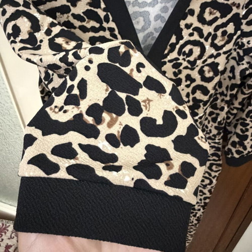 Shein dress, black and brown, size XL