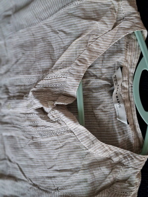 Zara thin spring shirt like new, beige, size M