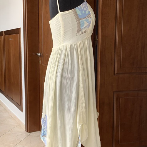 Viscose dress new, light draped summer style