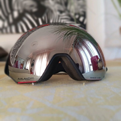 Ski mask with silver mirror Avalanche used