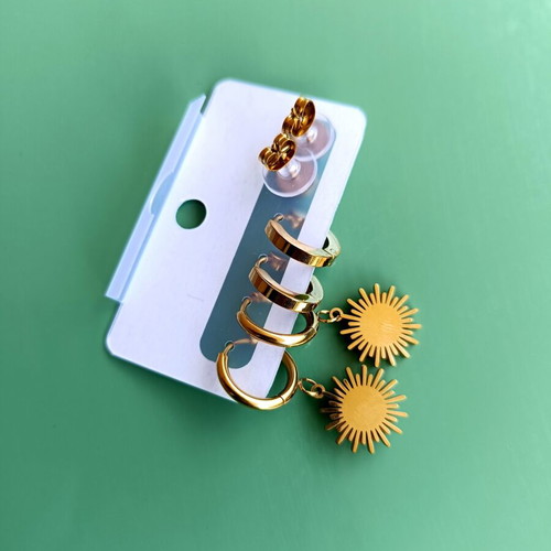 Earring set new stainless steel