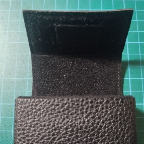 Ray-Ban Folding Wayfarer leather case like new, black