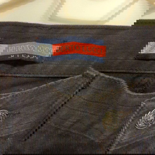 Παντελόνι Berto Lucci μέγεθος 46 σαν καινούργιο, βαμβάκι, μακριά γραμμή