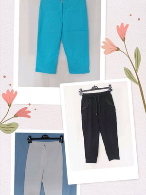 Дамски еластични бермуди XS/S, като нови, различни модели