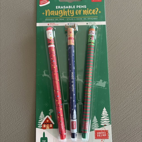 Legami pens Christmas 2024 limited edition