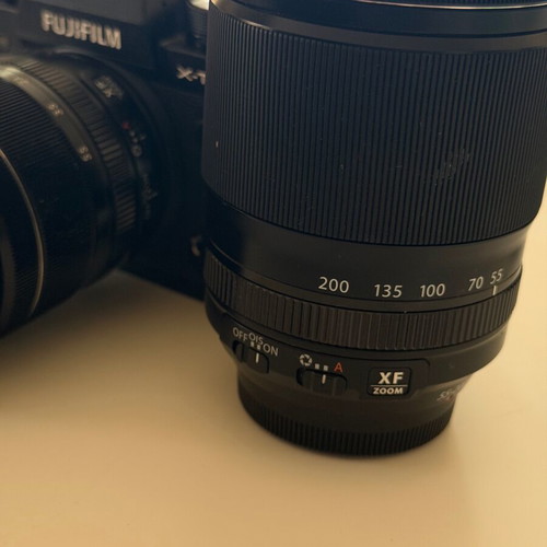 Fujifilm X-T2 camera with XF 18-55mm and 55-200mm lenses like new
