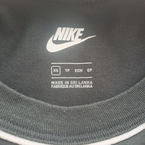 Nike women's bodysuit black with white trim like new
