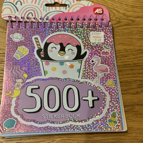 Sticker book used, 497 stickers, 3 missing