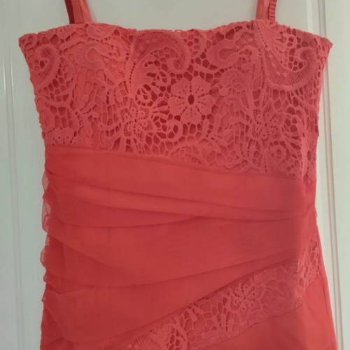 Rinascimento Elegant Coral Dress L Like New