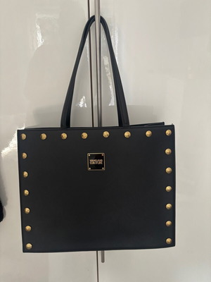 Τσάντα ώμου Versace Jeans Couture μαύρη σε άριστη κατάσταση