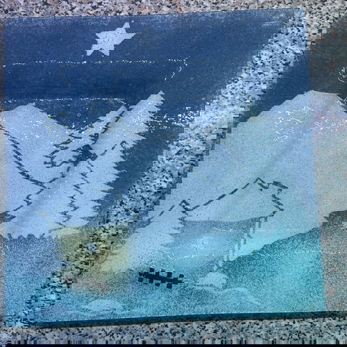 Murano πιατέλα χριστουγεννιάτικη σαν καινούργια σερβιρίσματος