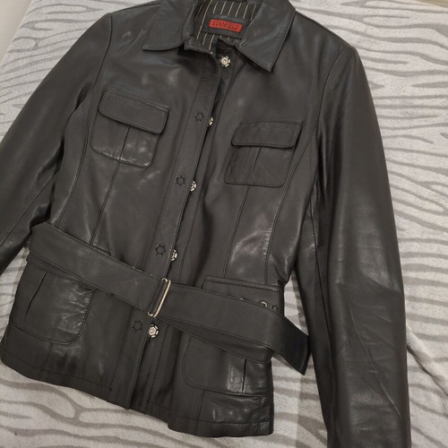 Stanfield leather jacket, black, size XL