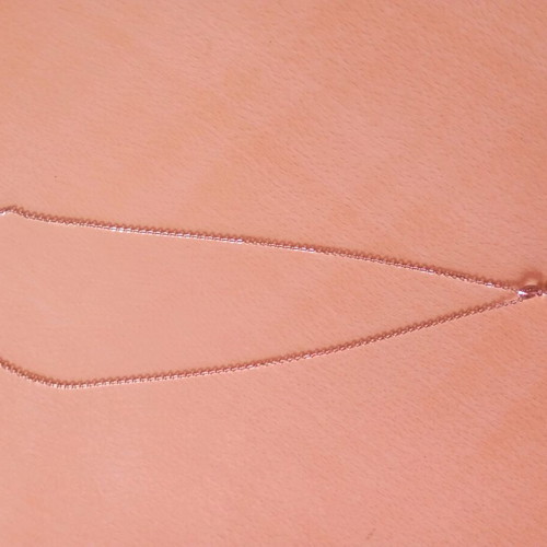 Silver cross and chain new