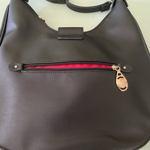 Beverly Hills Polo Club black shoulder bag like new, synthetic leather