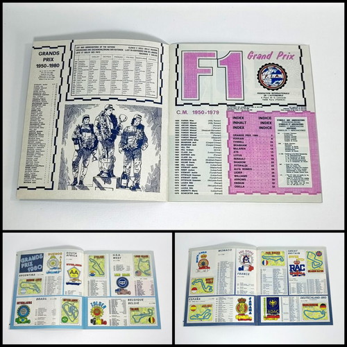 1980 Panini F1 Grand Prix Complete Sticker Set like new