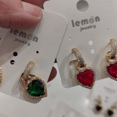 Earrings new, multicolored