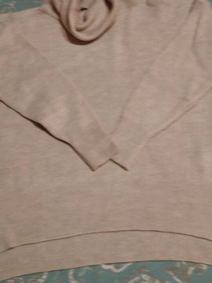 Μάλλινο πουλόβερ ροζ παλ one size καινούργιο, ζεστό