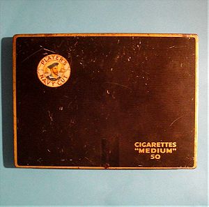 Σπάνιο vintage κουτί τσιγάρων.  Players Navy Cut Cigarettes medium 50