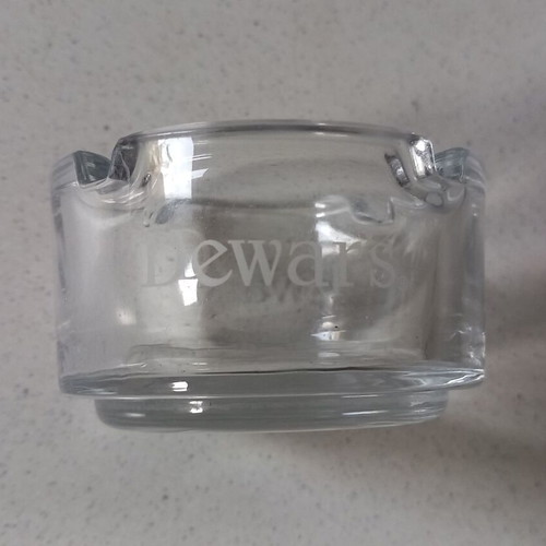 Glass ashtray Dewar's new
