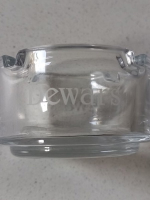 Glass ashtray Dewar's new