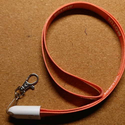 MOTUL keychain, neck cord/key holder/charger, LANYARD RECHARGE CABLE