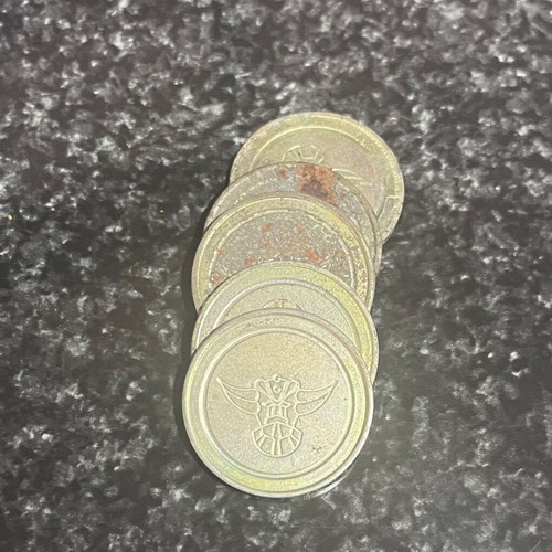 Grendizer tokens used, pack of 5 pieces