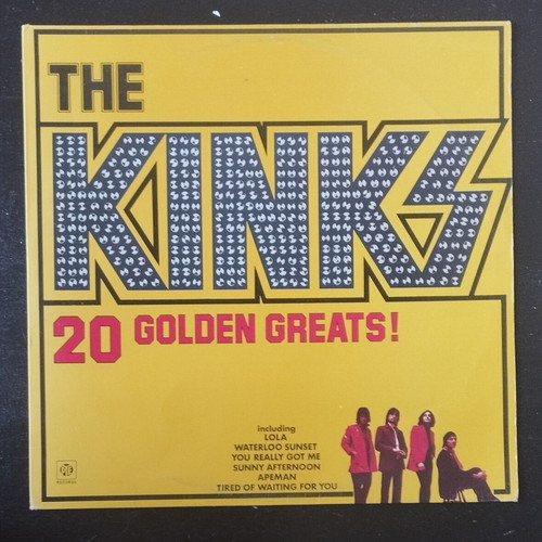 The Kinks 20 Golden Greats vinyl record used, rock
