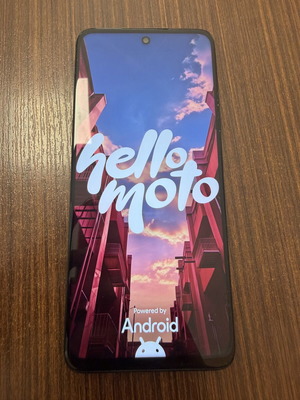 Motorola phone like new, black, 128GB, Android