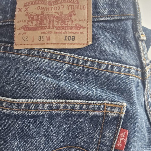Levi's Jeans 501 W28 L32, blue