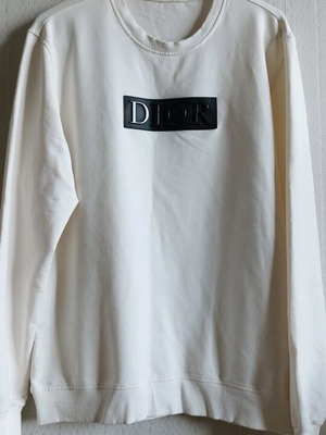 Men's Dior sweatshirt white like new, size L