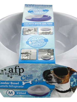 Cooler Bowl dog and cat bowl 350ml 15cm M new