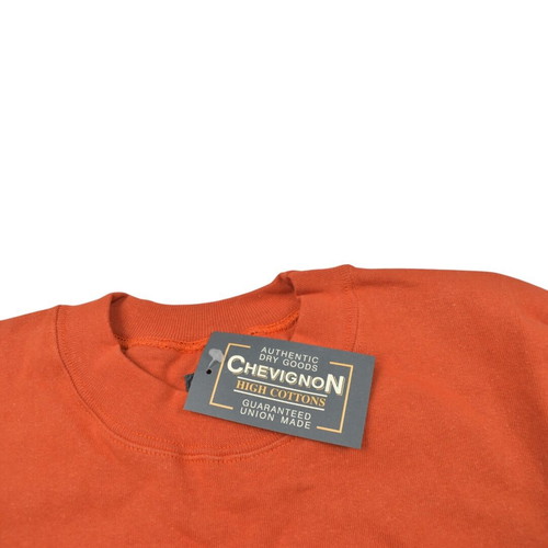 Chevignon Vintage Orange Sweatshirt used, size L-XL