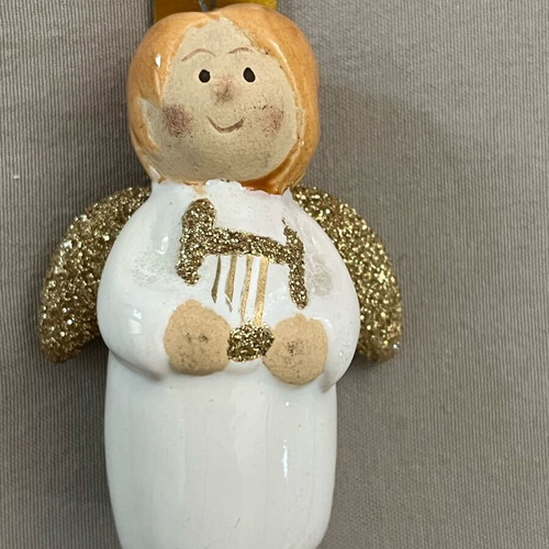 Angel used handmade decorative with glossy finish