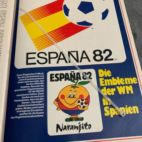 ESPANA 82 Kicker magazine insert, authentic original