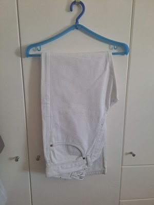Men's White Jeans size 34 like new, waist 86cm