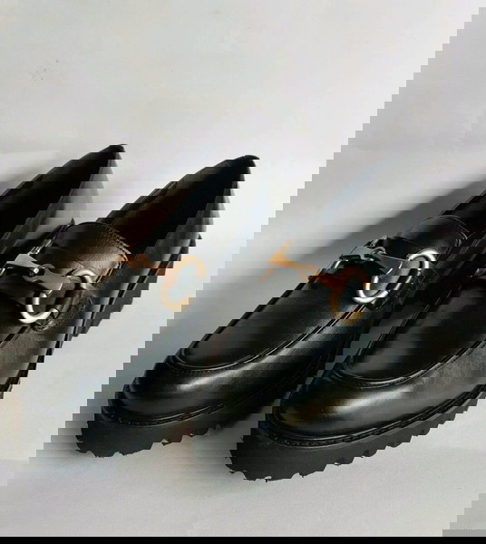 Μαύρα Loafers Envie shoes με αγκράφα No 40 - Αφόρετα