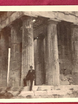 Θησείο Ναός Ηφαίστου Αθήνα vintage ασπρόμαυρη φωτογραφία
