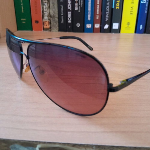 Sting sunglasses used, brown and red