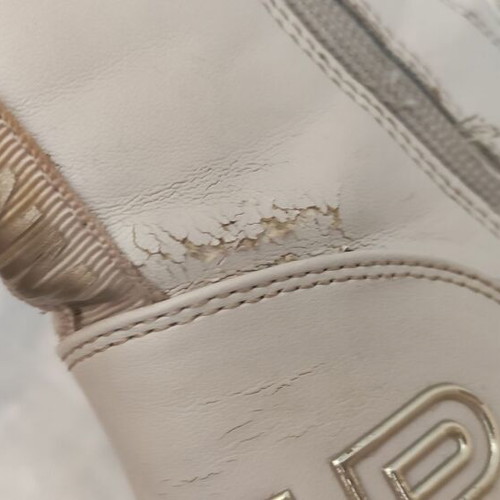 Replay girls' shoes No33 used, beige and white boots