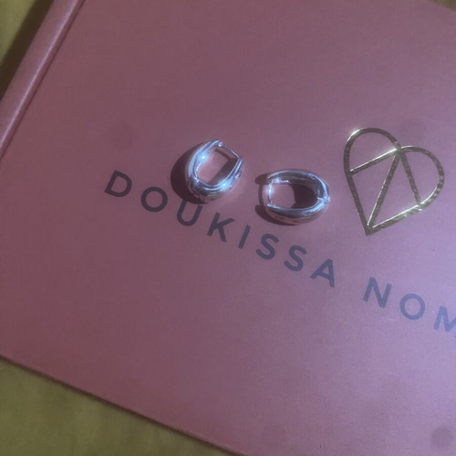 Women's earrings silver color new