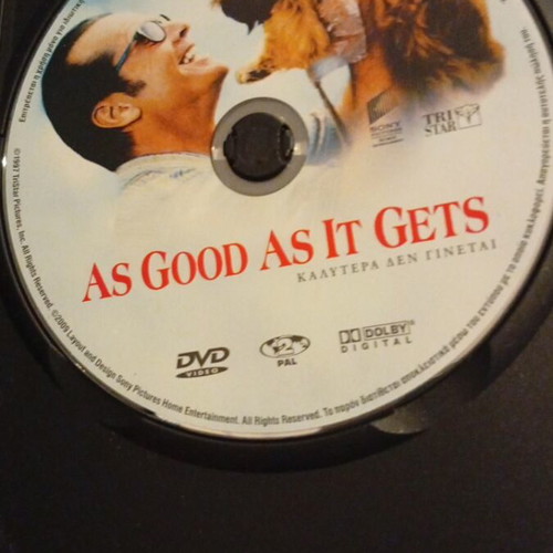 Movie As Good As It Gets DVD like new