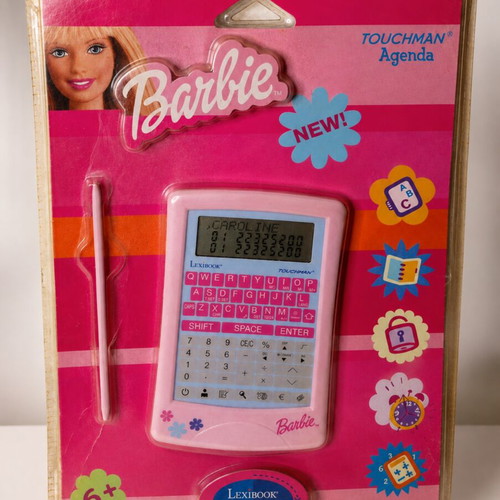Barbie Touchman Agenda Lexibook Junior vintage, like new