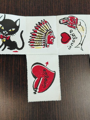 Elcost Water Tattoos Set of 8 from the 1970s New