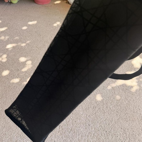 Dior Beauty black transparent tote bag
