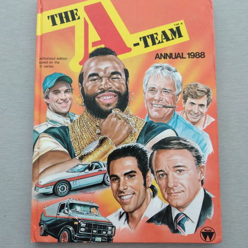 The A-TEAM Annual 1988 hardcover book used